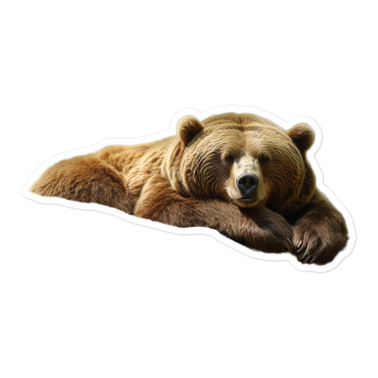 Kodiak Bear Sticker - Stickerfy.ai