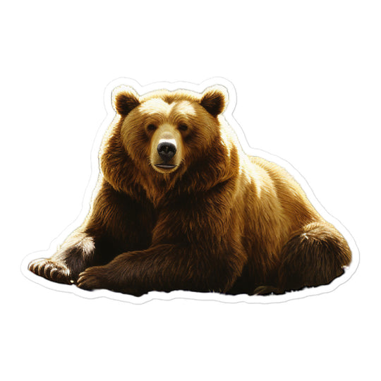 Kodiak Bear Sticker - Stickerfy.ai