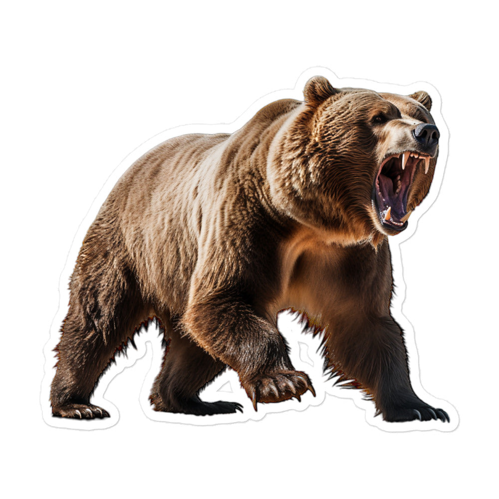 Kodiak Bear Sticker - Stickerfy.ai