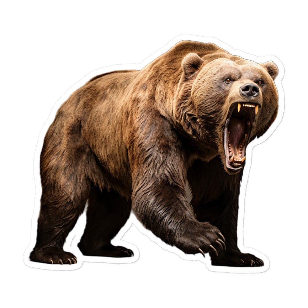 Kodiak Bear Sticker - Stickerfy.ai