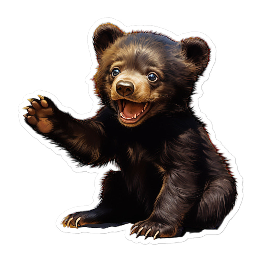 Sun Bear Sticker - Stickerfy.ai