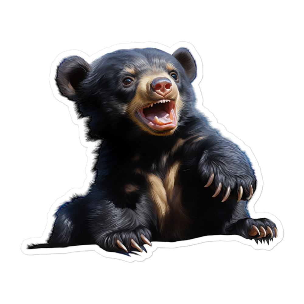 Sun Bear Sticker - Stickerfy.ai