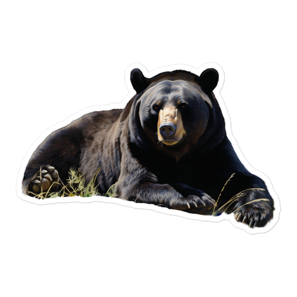 Black Bear Sticker - Stickerfy.ai