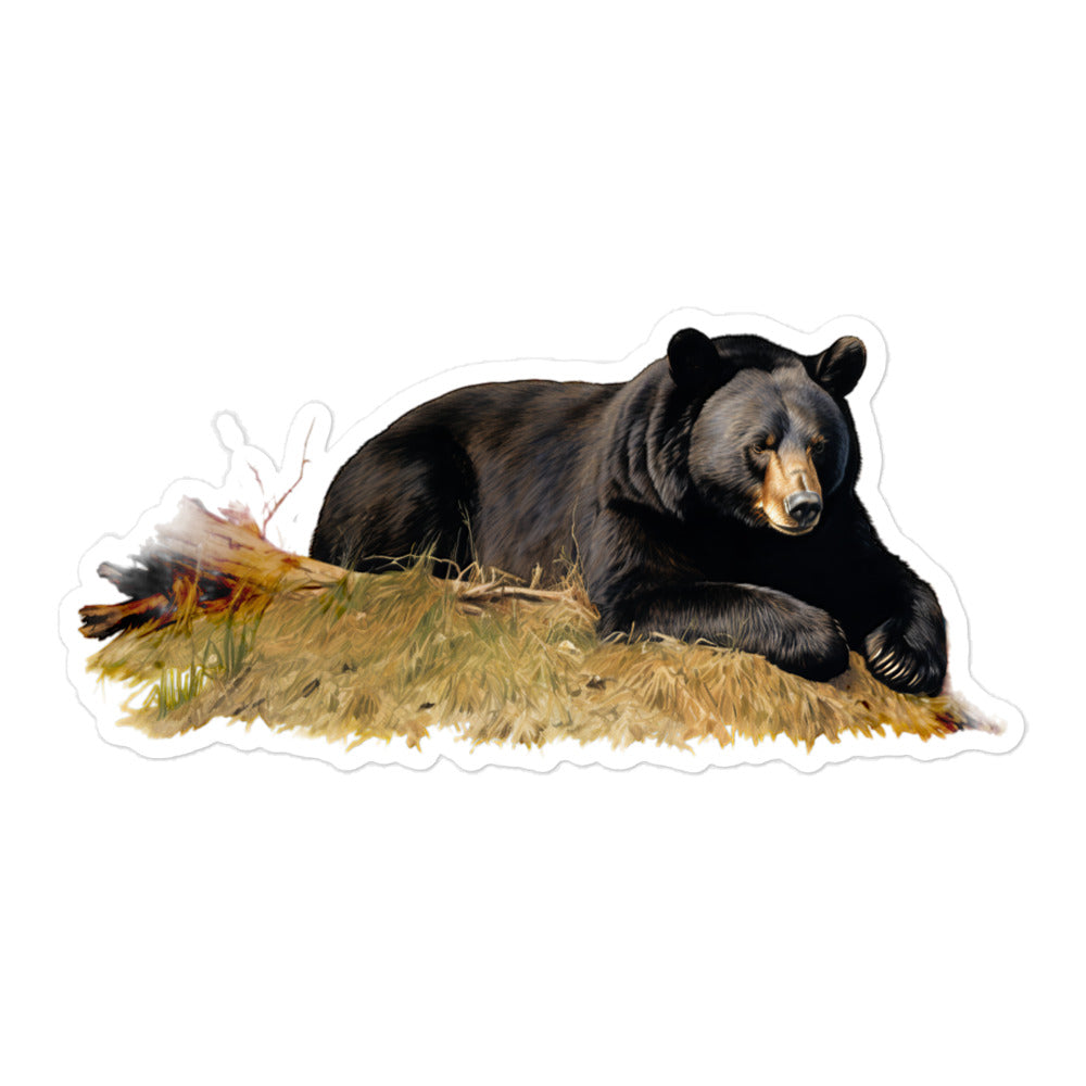 Black Bear Sticker - Stickerfy.ai