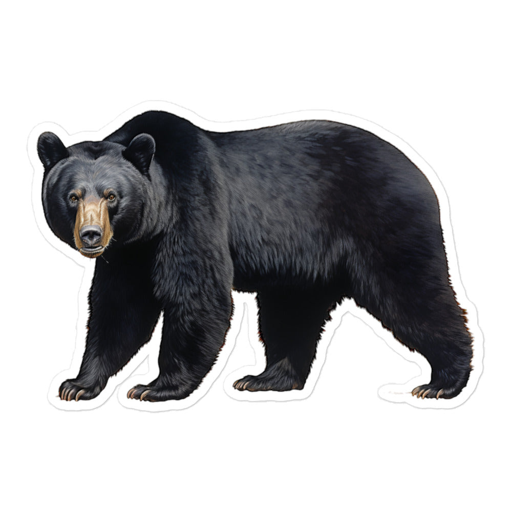 Black Bear Sticker - Stickerfy.ai