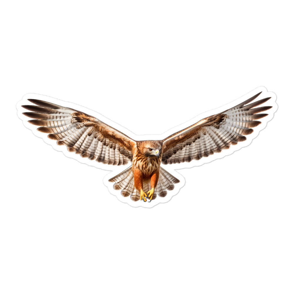 Red Tailed Hawk Sticker - Stickerfy.ai