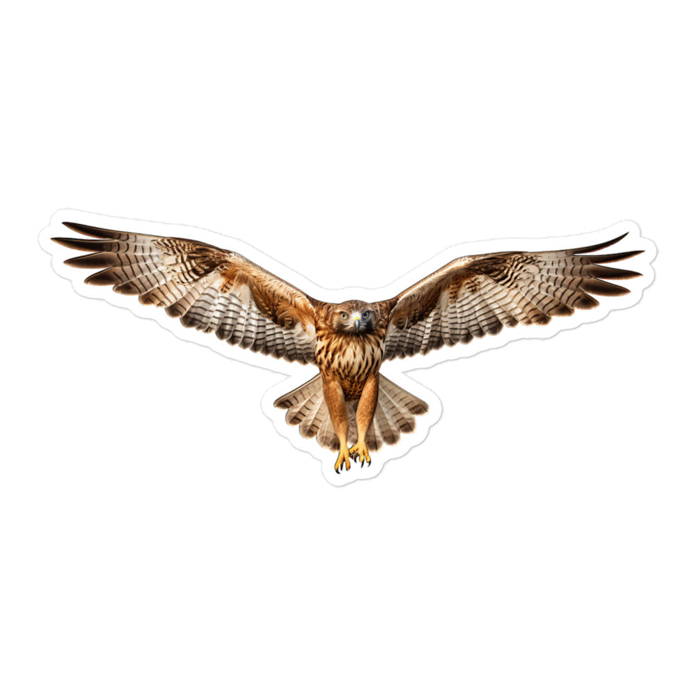 Red Tailed Hawk Sticker - Stickerfy.ai