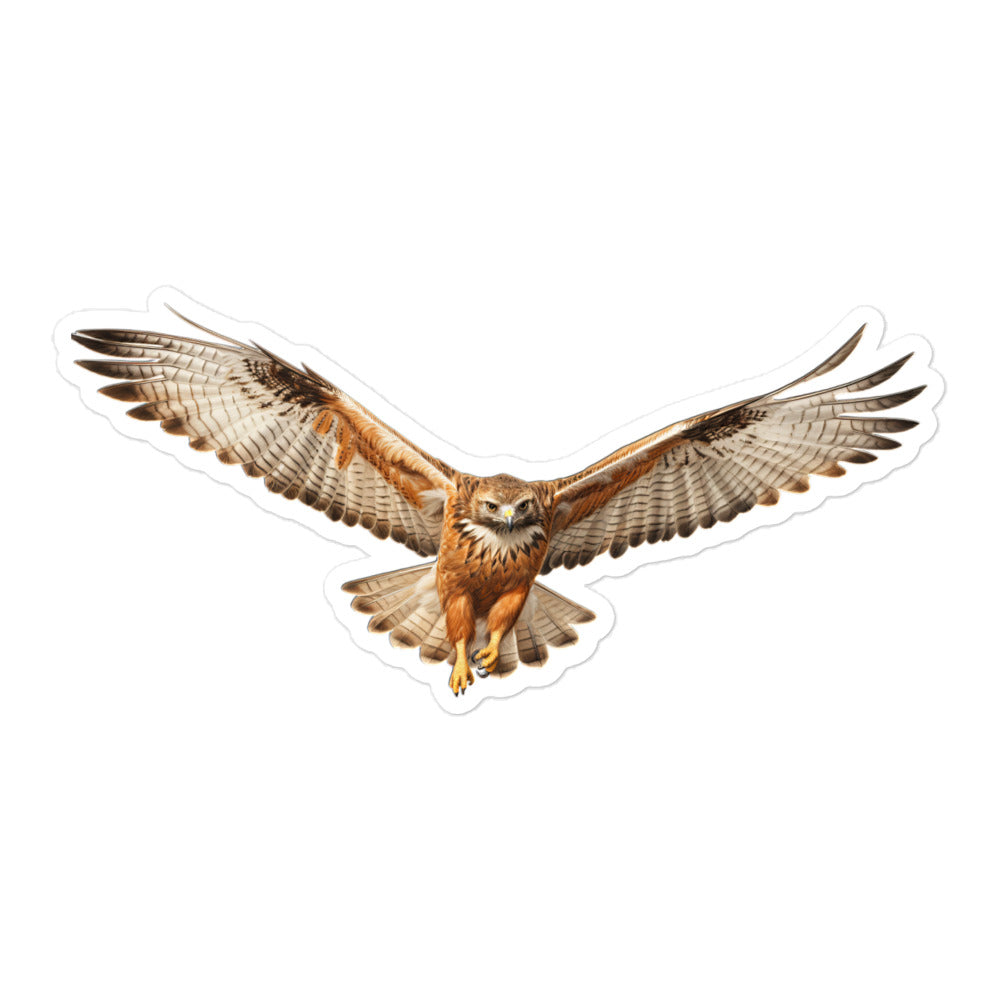 Red Tailed Hawk Sticker - Stickerfy.ai