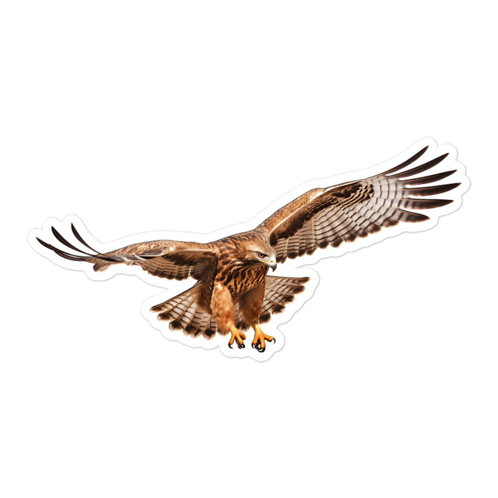 Red Tailed Hawk Sticker - Stickerfy.ai