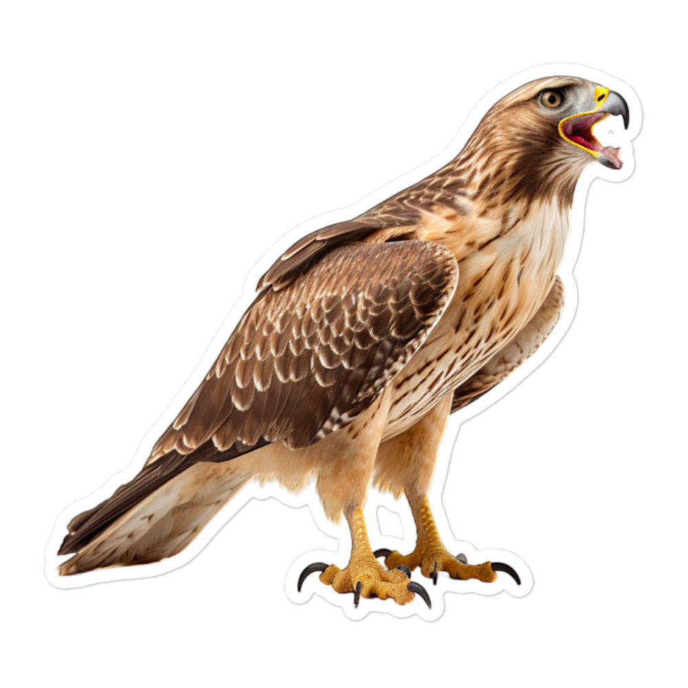 Red Tailed Hawk Sticker - Stickerfy.ai