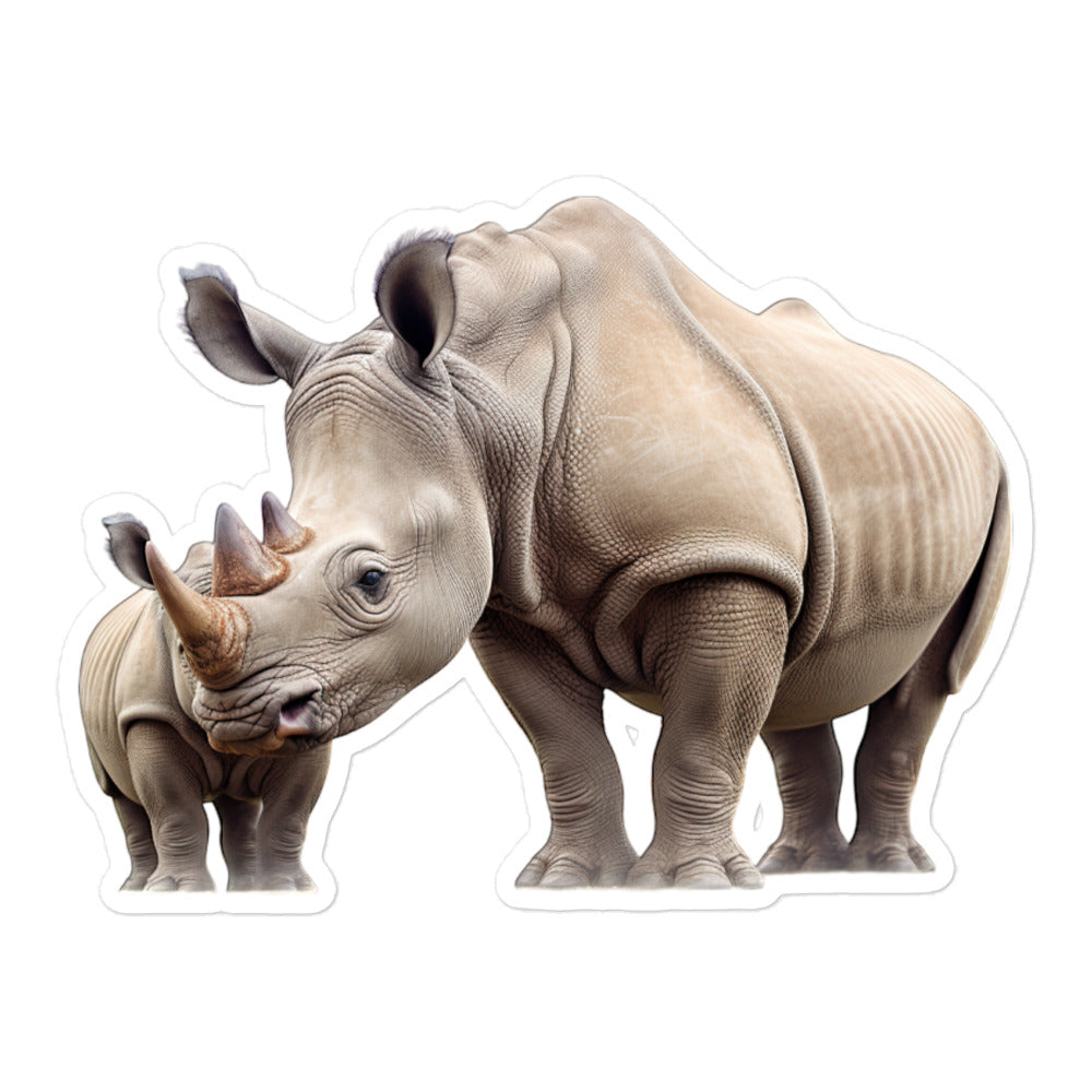 Indian Rhinoceros Sticker - Stickerfy.ai