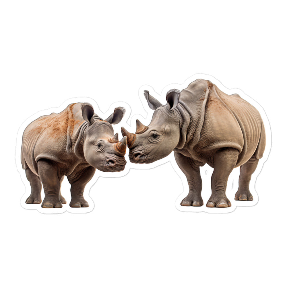 Indian Rhinoceros Sticker - Stickerfy.ai