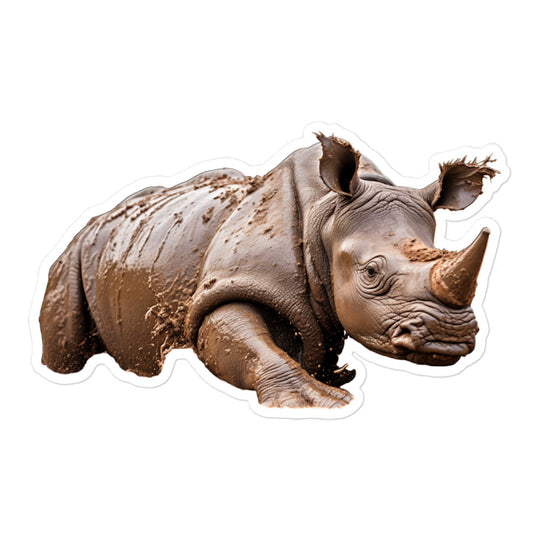 Indian Rhinoceros Sticker - Stickerfy.ai