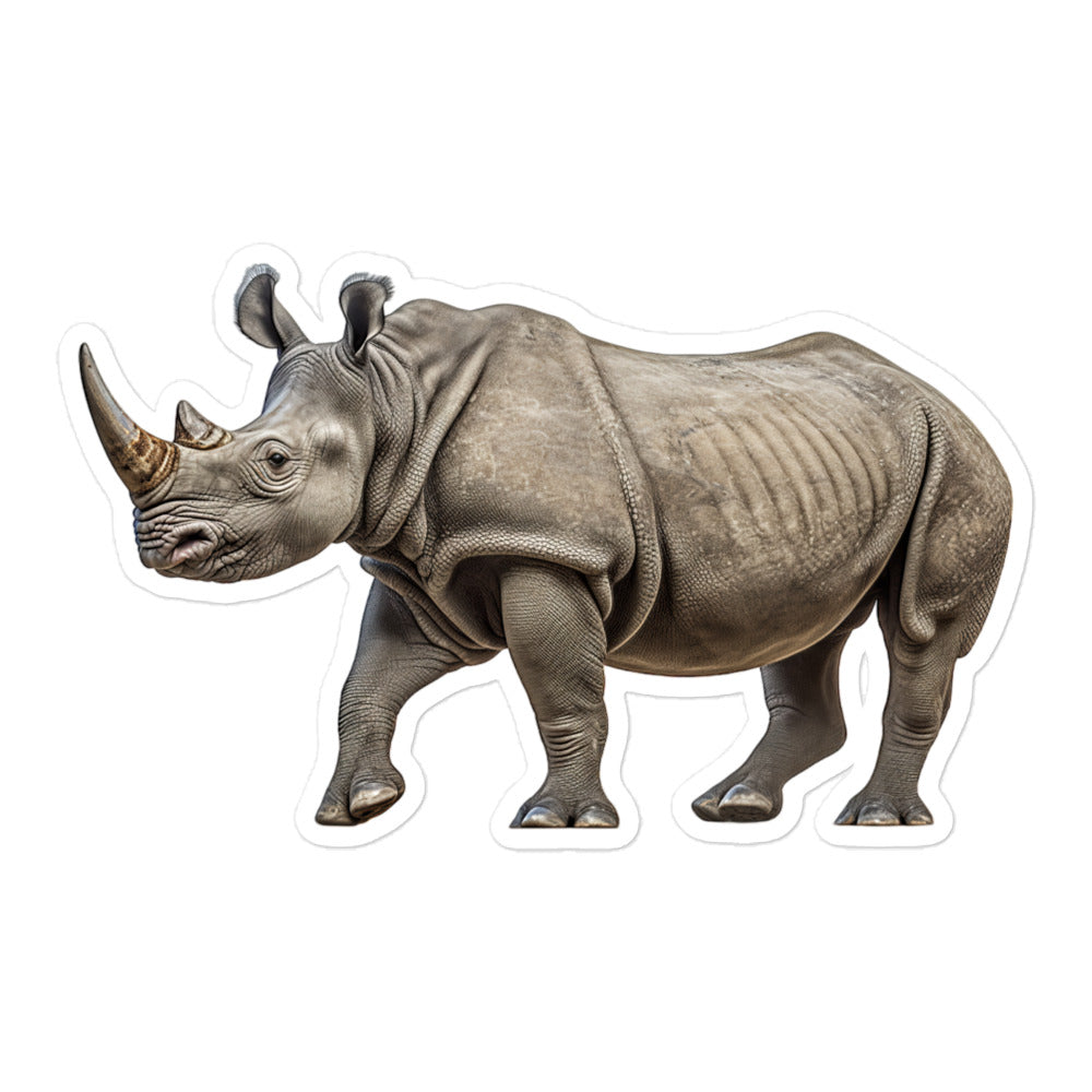 Indian Rhinoceros Sticker - Stickerfy.ai