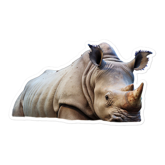 Indian Rhinoceros Sticker - Stickerfy.ai