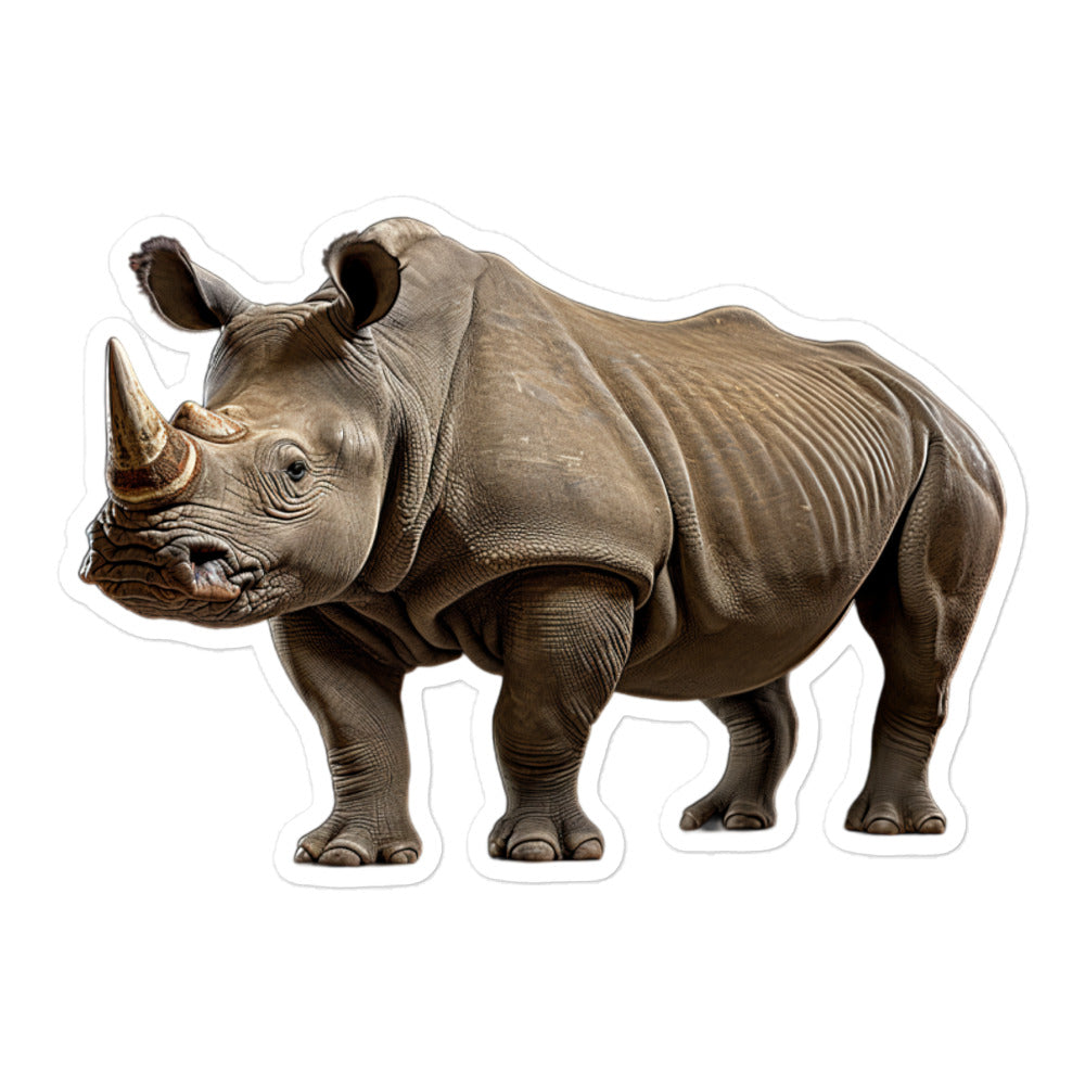 Indian Rhinoceros Sticker - Stickerfy.ai