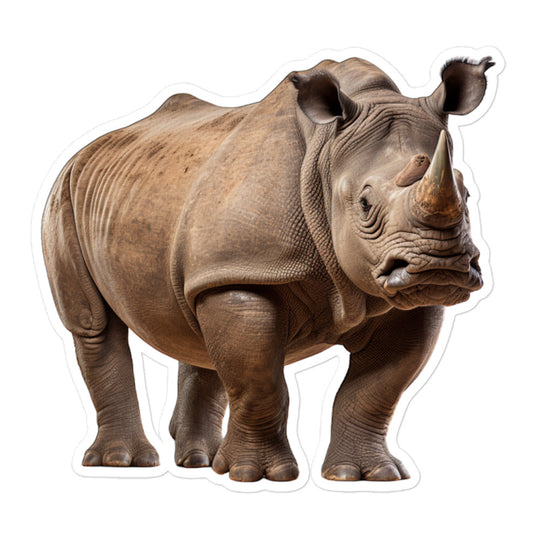 Indian Rhinoceros Sticker - Stickerfy.ai