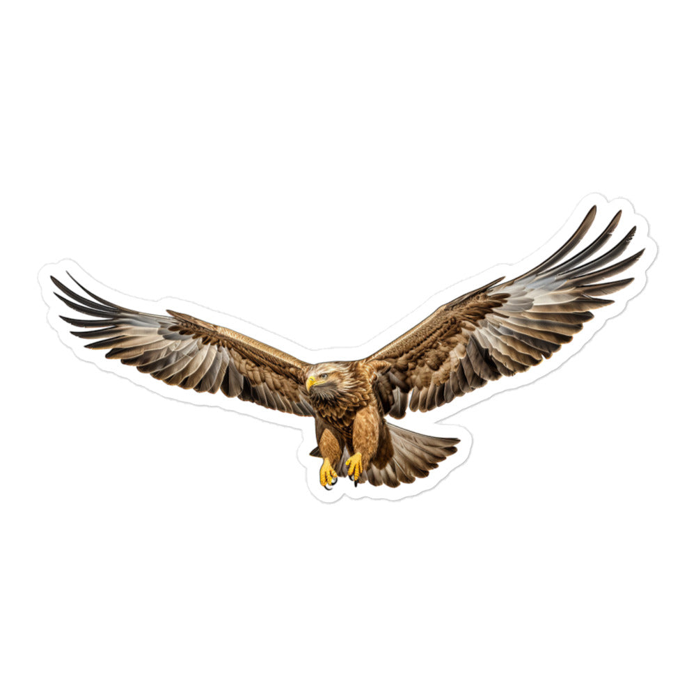 Golden Eagle Sticker - Stickerfy.ai