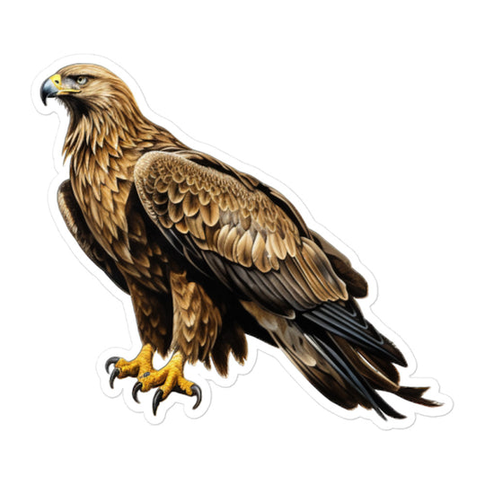 Golden Eagle Sticker - Stickerfy.ai