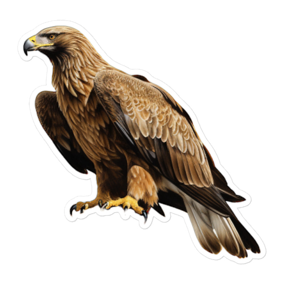 Golden Eagle Sticker - Stickerfy.ai