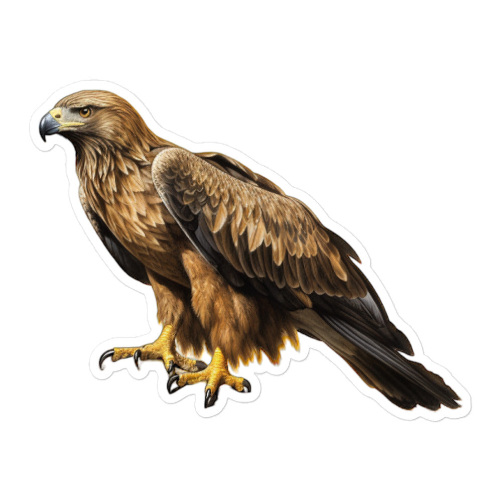 Golden Eagle Sticker - Stickerfy.ai