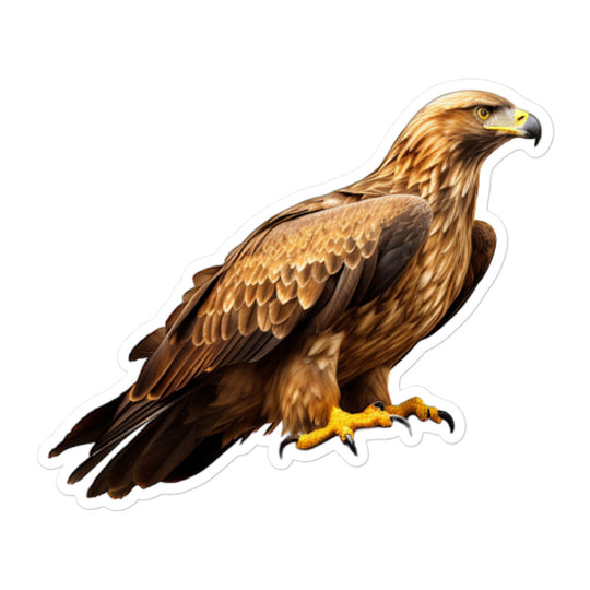 Golden Eagle Sticker - Stickerfy.ai