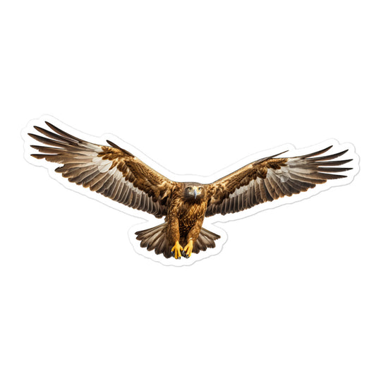 Golden Eagle Sticker - Stickerfy.ai