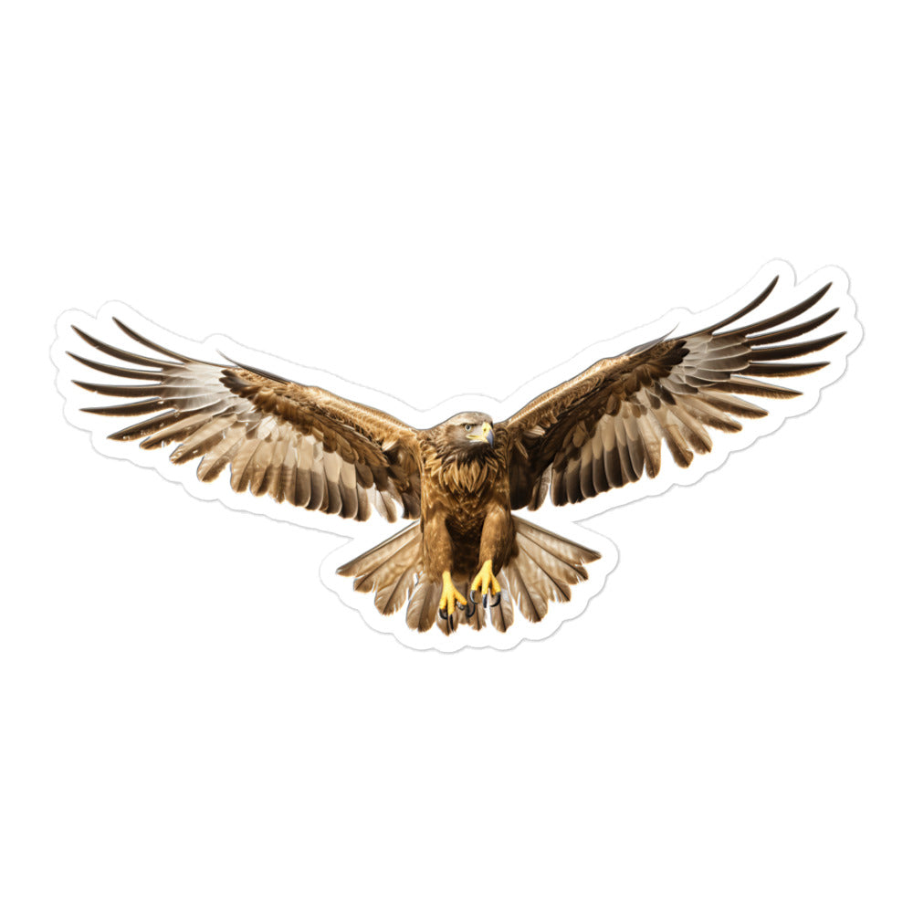 Golden Eagle Sticker - Stickerfy.ai