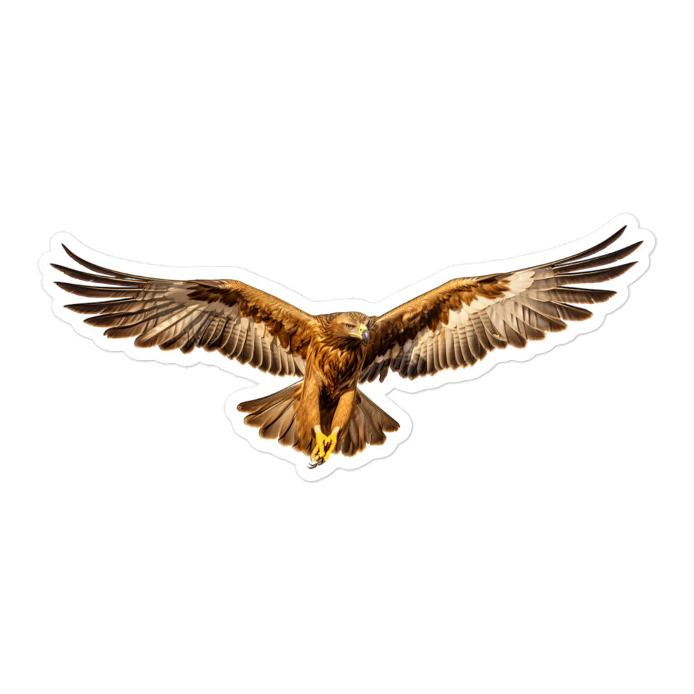 Golden Eagle Sticker - Stickerfy.ai