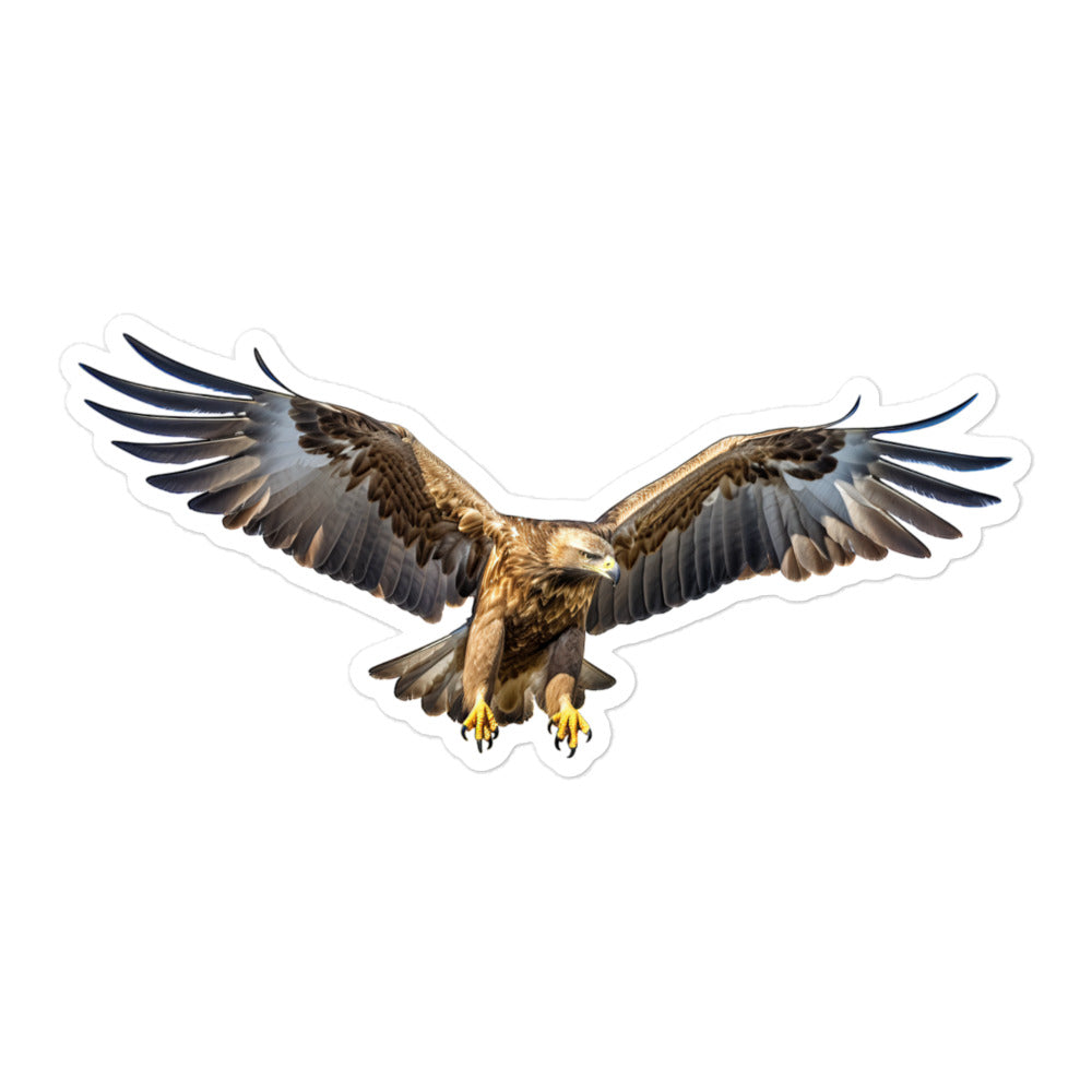 Golden Eagle Sticker - Stickerfy.ai