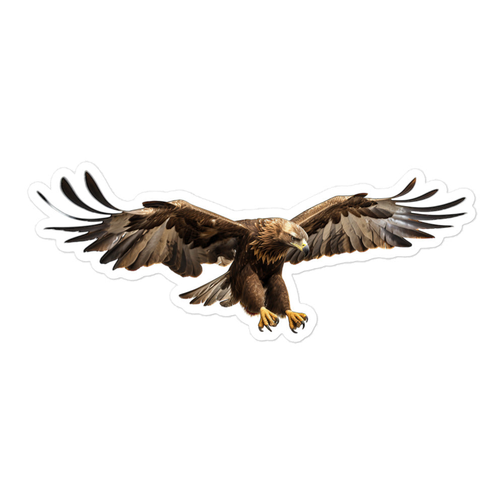 Golden Eagle Sticker - Stickerfy.ai