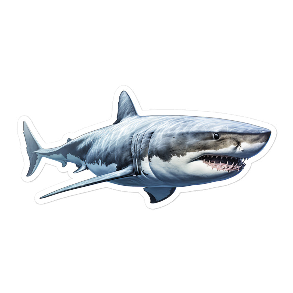 Great White Shark Sticker - Stickerfy.ai