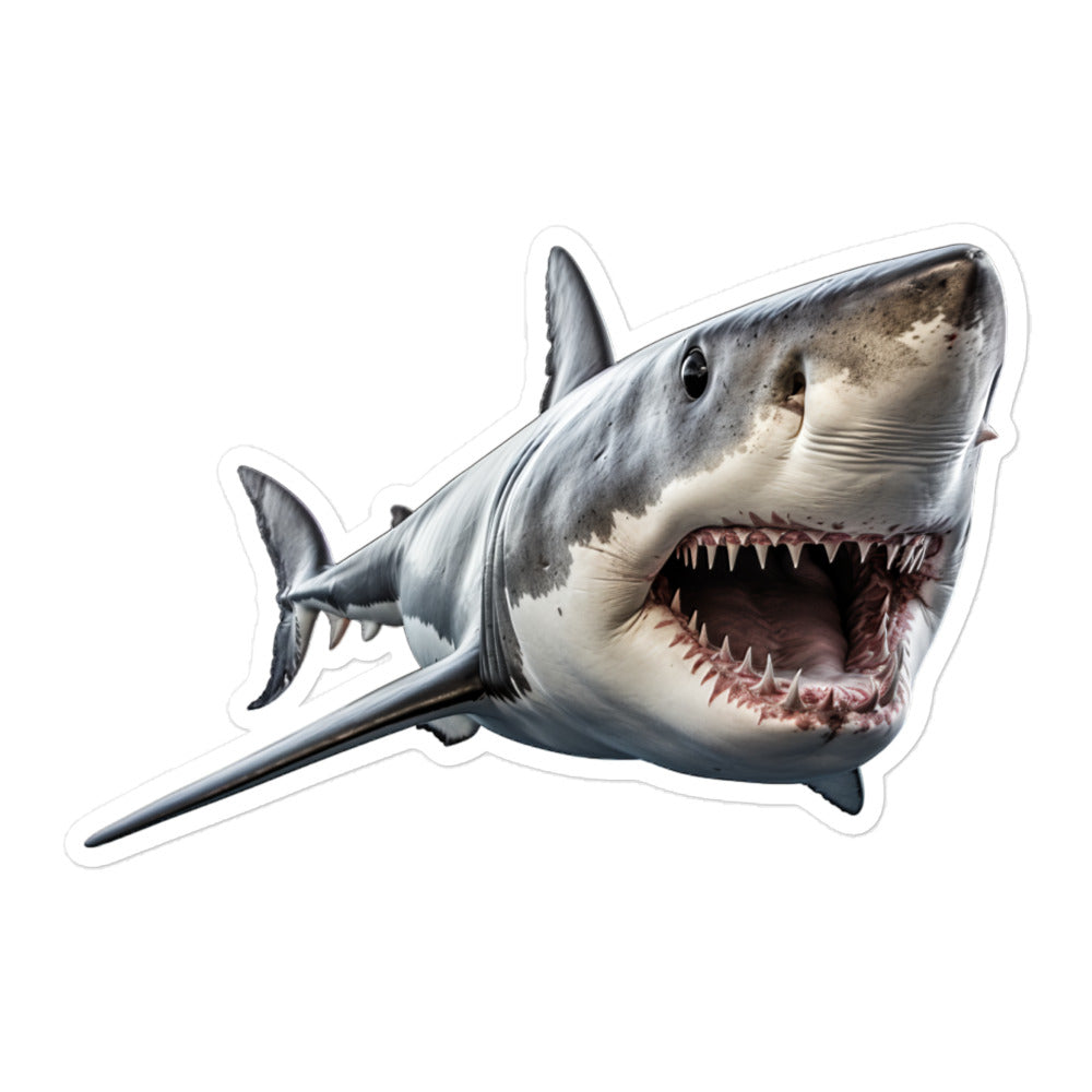 Great White Shark Sticker - Stickerfy.ai