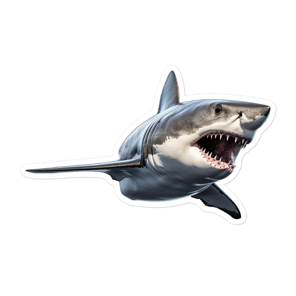 Great White Shark Sticker - Stickerfy.ai