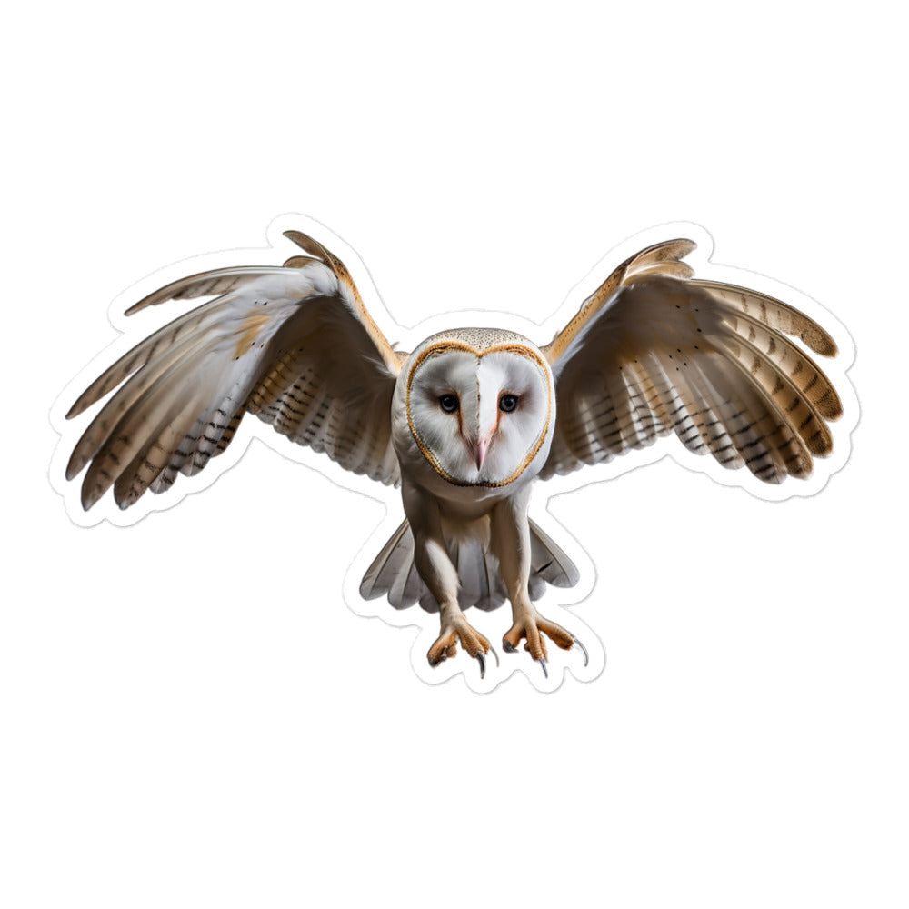 Barn Owl Sticker - Stickerfy.ai