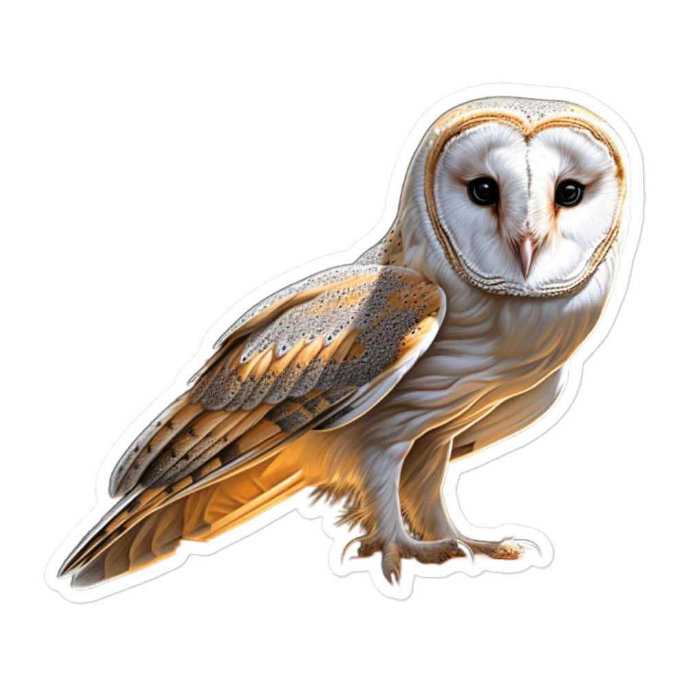 Barn Owl Sticker - Stickerfy.ai