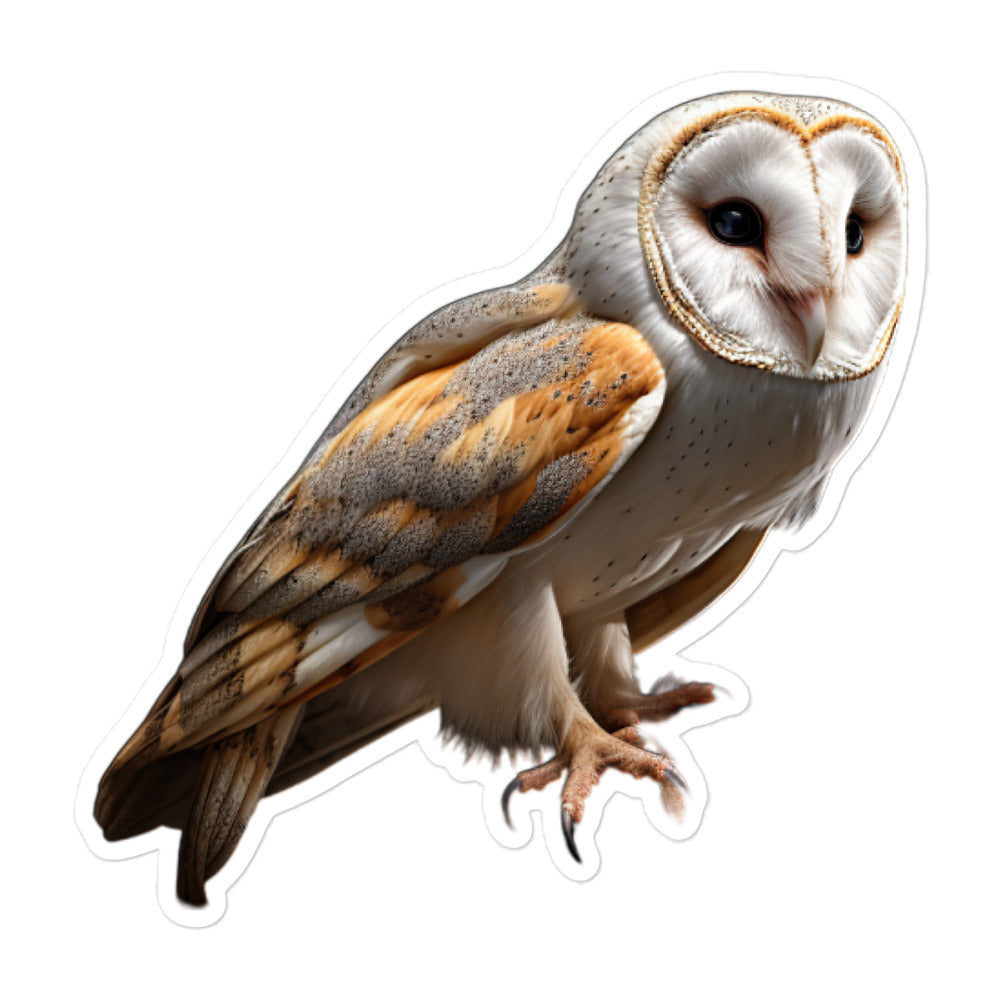 Barn Owl Sticker - Stickerfy.ai