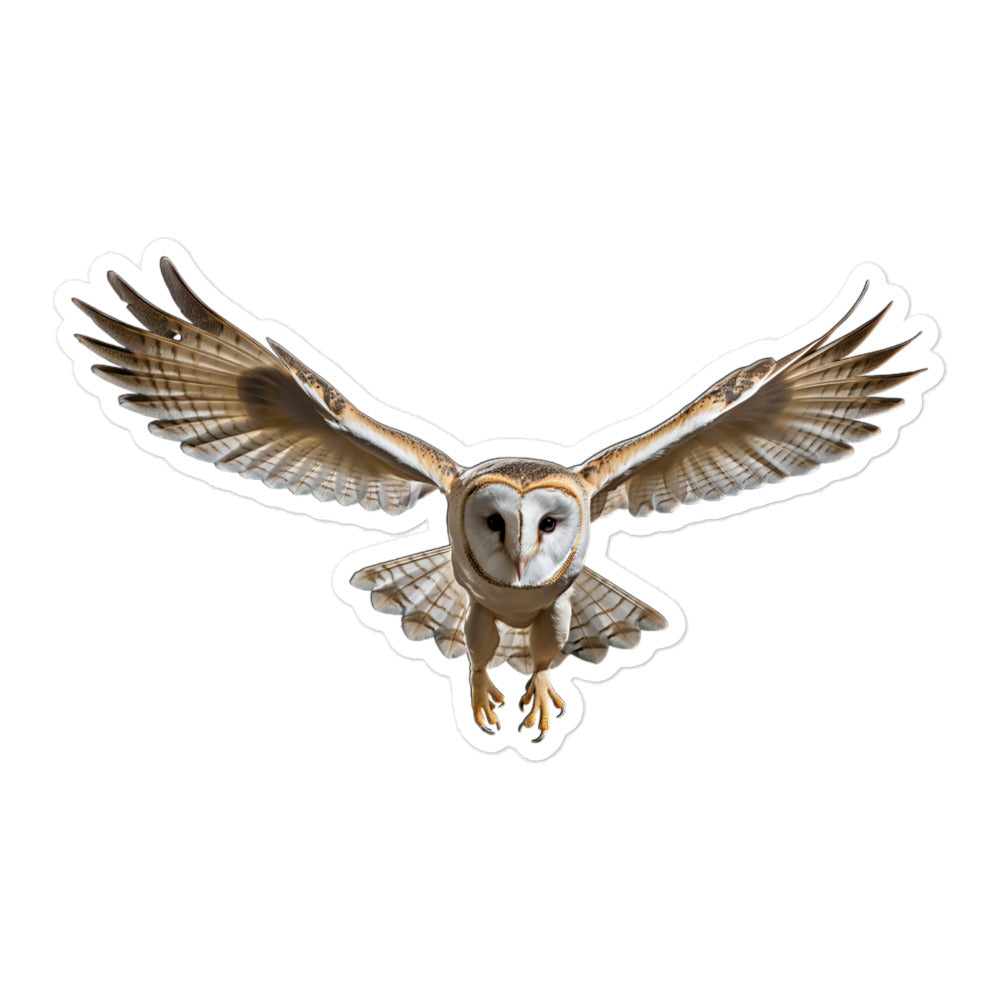 Barn Owl Sticker - Stickerfy.ai