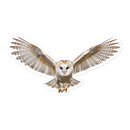 Barn Owl Sticker - Stickerfy.ai