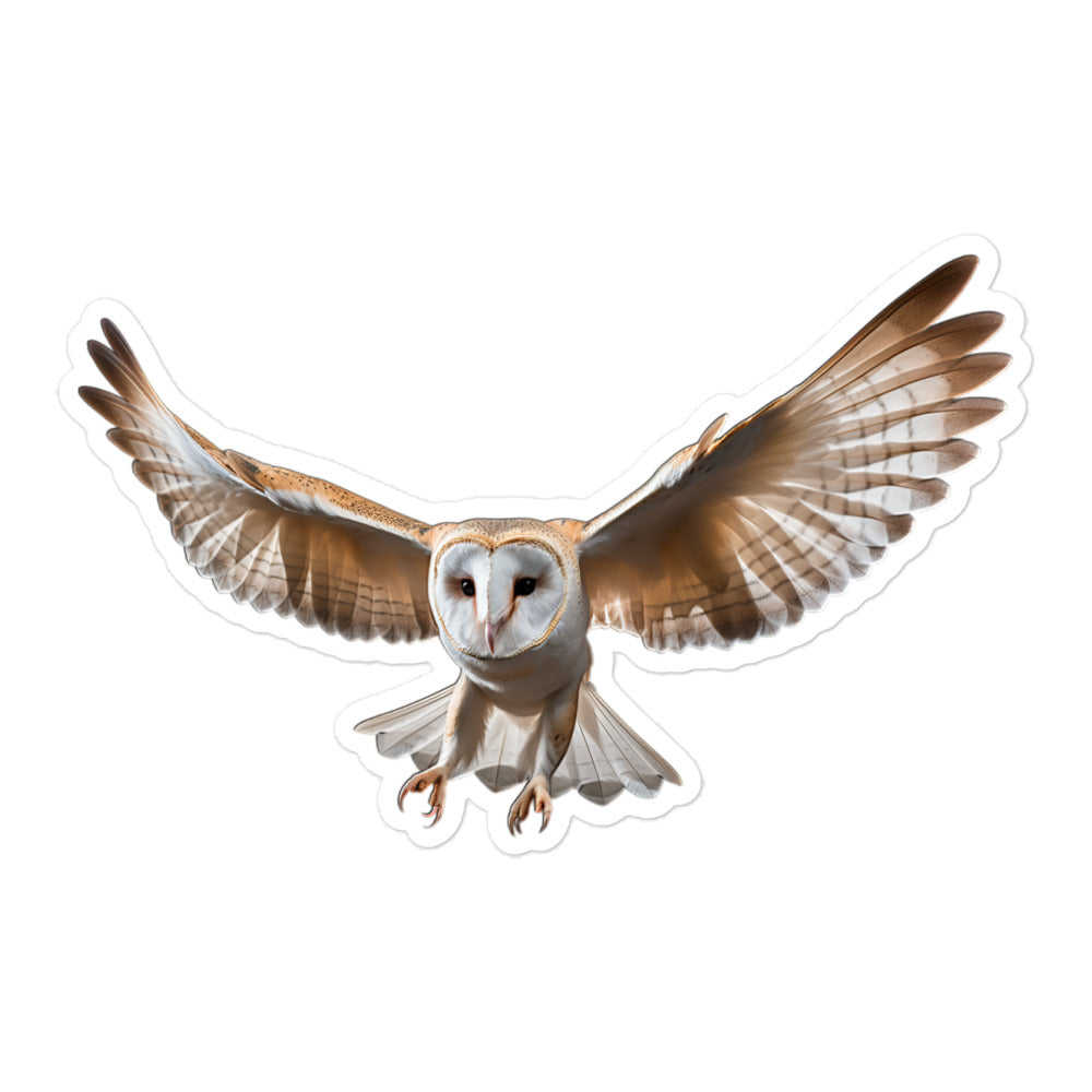 Barn Owl Sticker - Stickerfy.ai