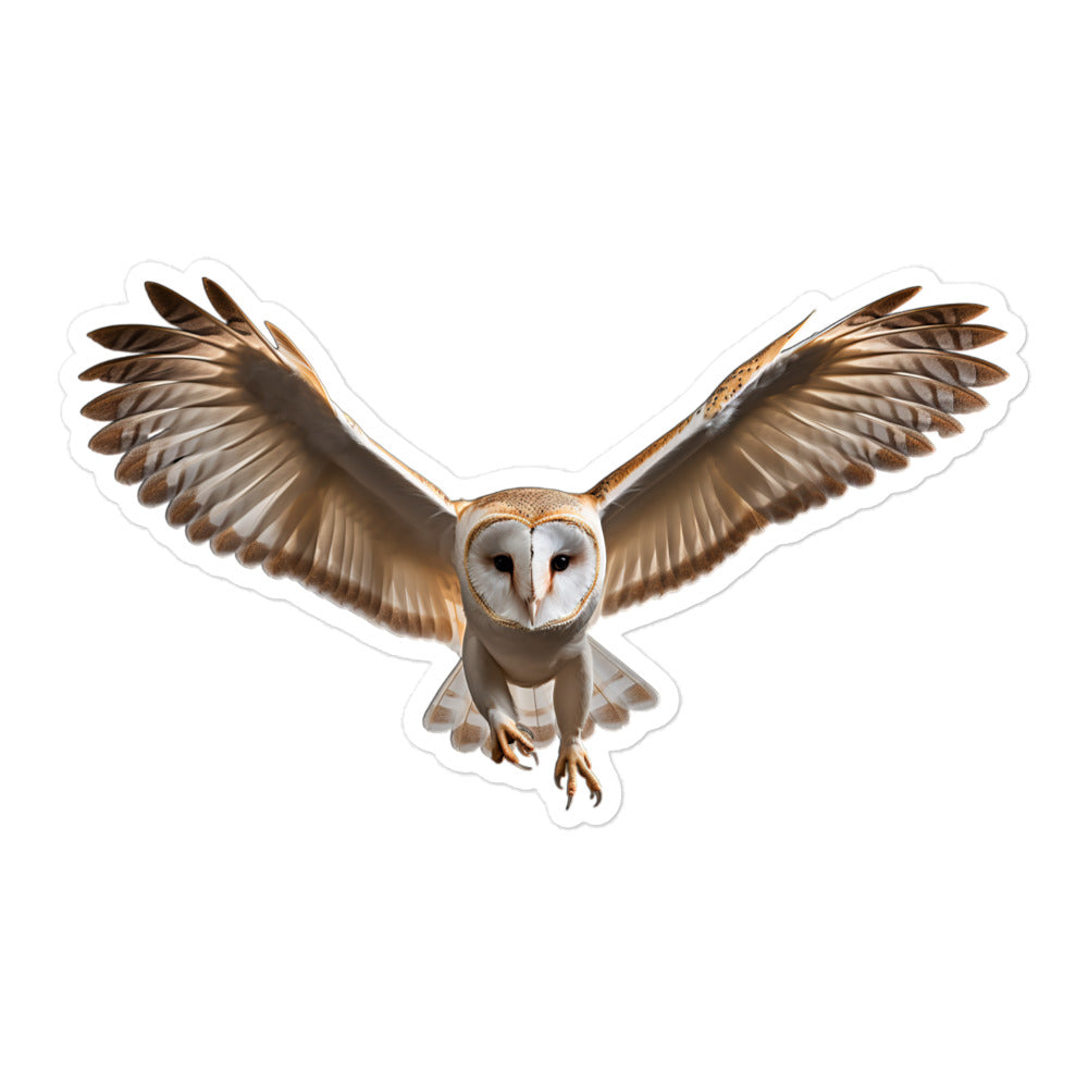 Barn Owl Sticker - Stickerfy.ai