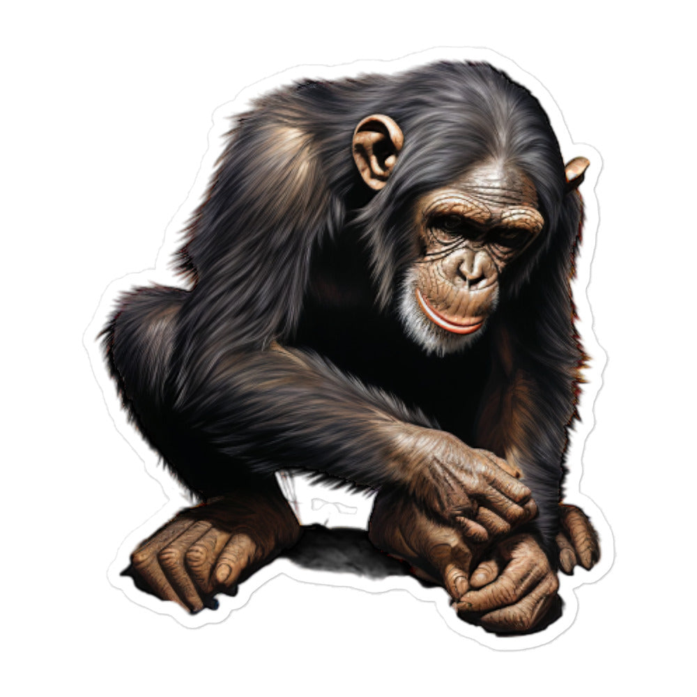 Chimpanzee Sticker - Stickerfy.ai