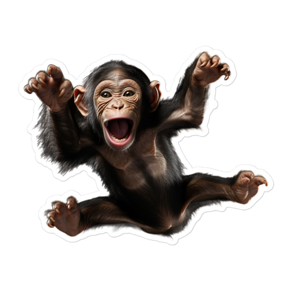 Chimpanzee Sticker - Stickerfy.ai