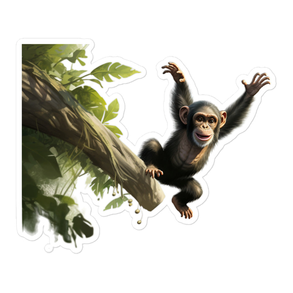 Chimpanzee Sticker - Stickerfy.ai