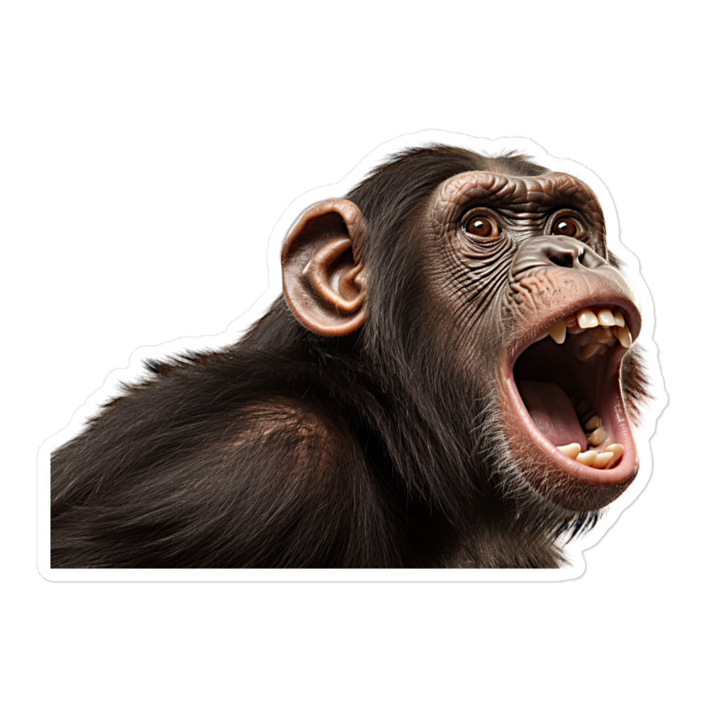 Chimpanzee Sticker - Stickerfy.ai