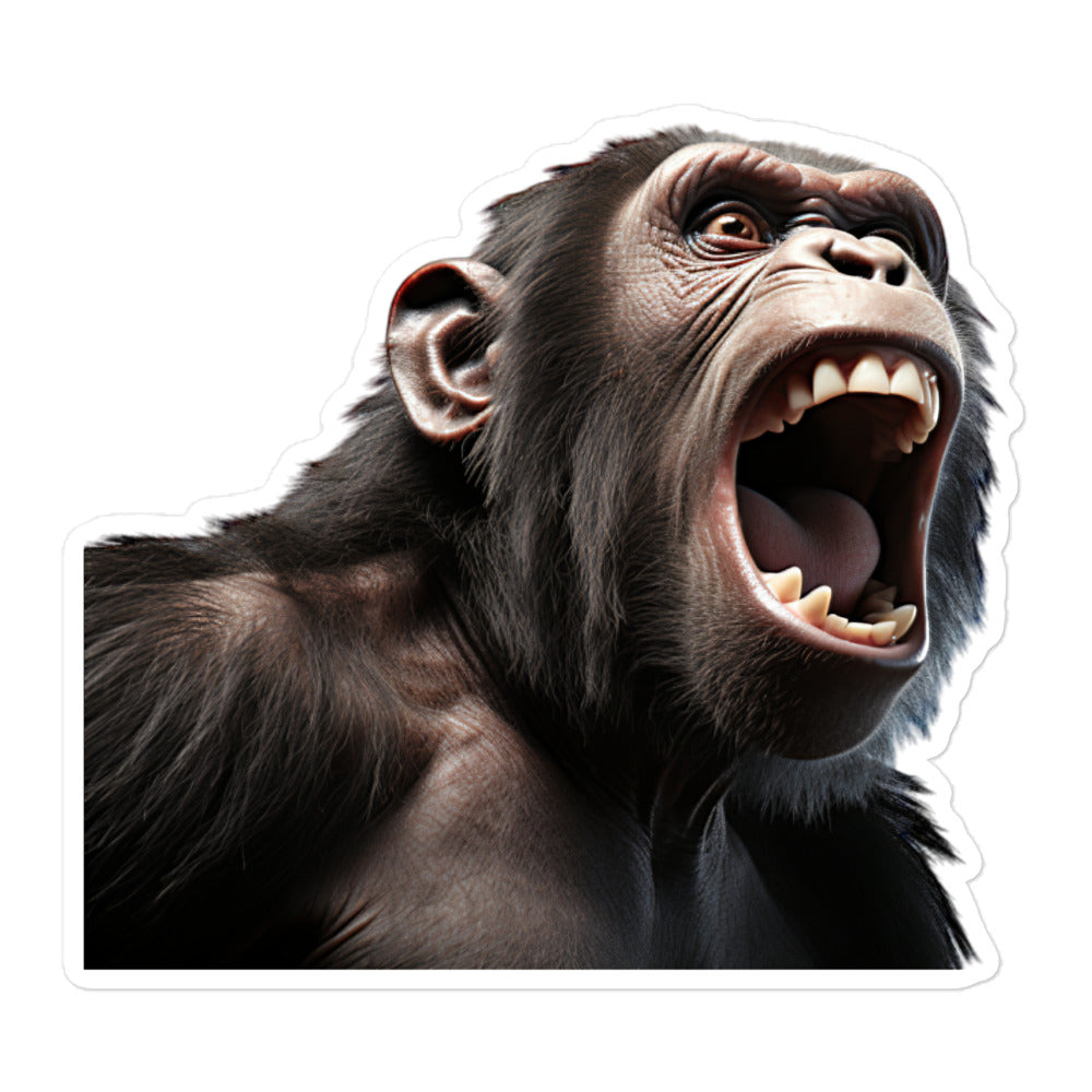 Chimpanzee Sticker - Stickerfy.ai