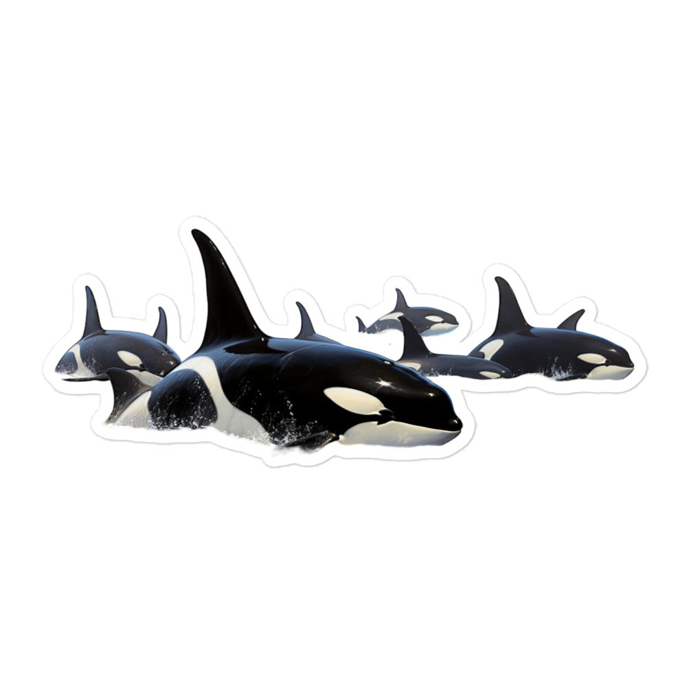 Orcas Sticker - Stickerfy.ai