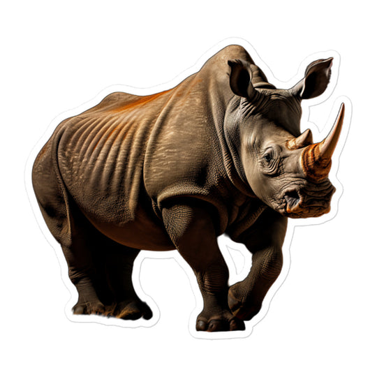 Black Rhinoceros Sticker