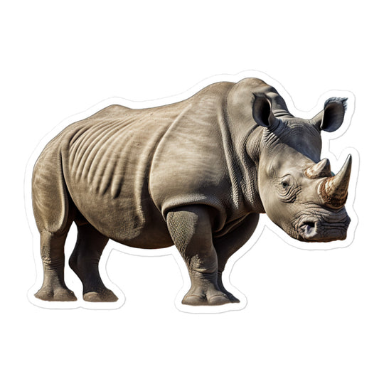 Black Rhinoceros Sticker