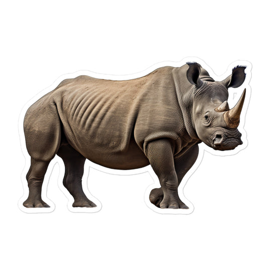 Black Rhinoceros Sticker